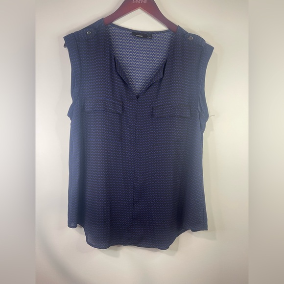 Apt. 9 Tops - Apt. 9 Blue‎ Sleeveless Blouse